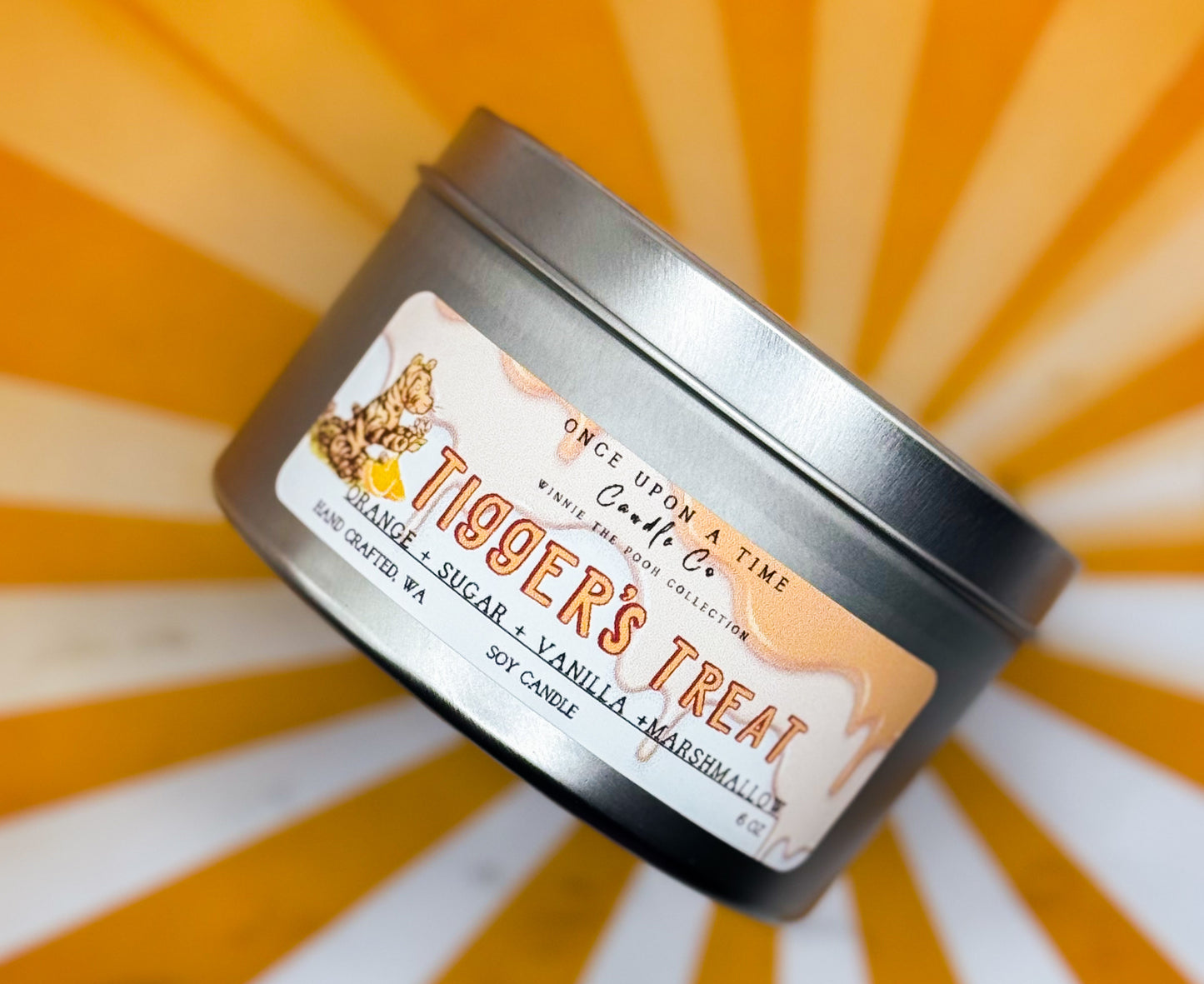 Tigger's Treat - Classic Winnie the Pooh Soy Wax Candle - Orange Creamsicle