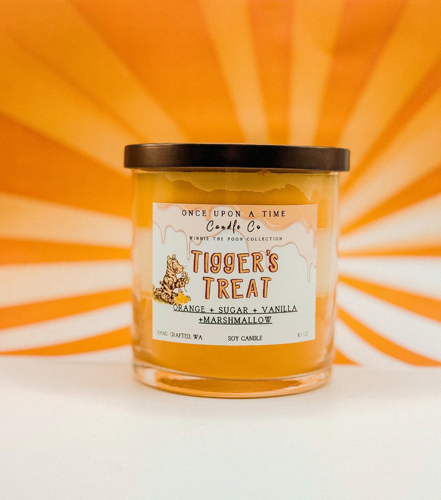 Tigger's Treat - Classic Winnie the Pooh Soy Wax Candle - Orange Creamsicle