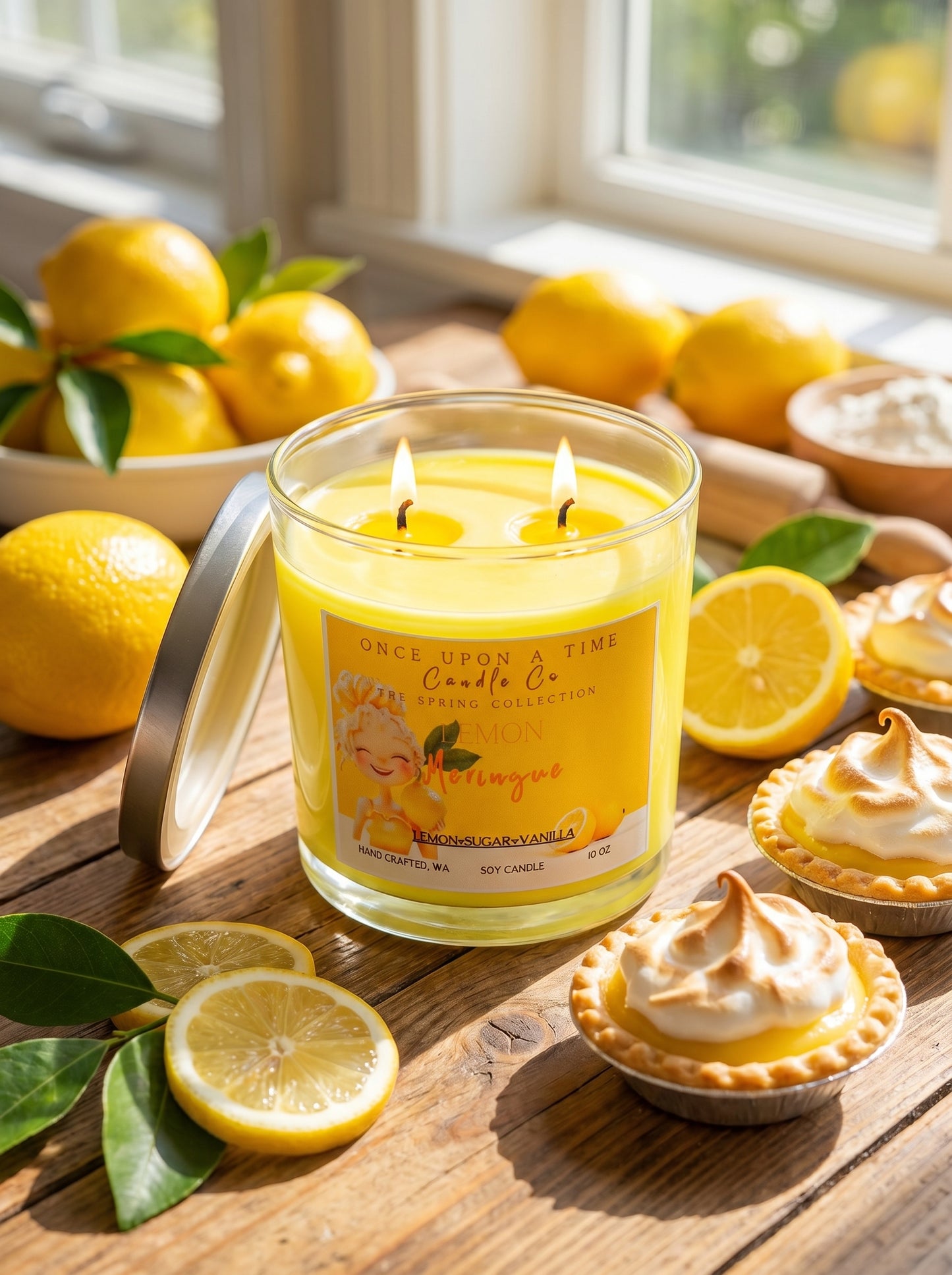 Lemon Meringue Soy Wax candle