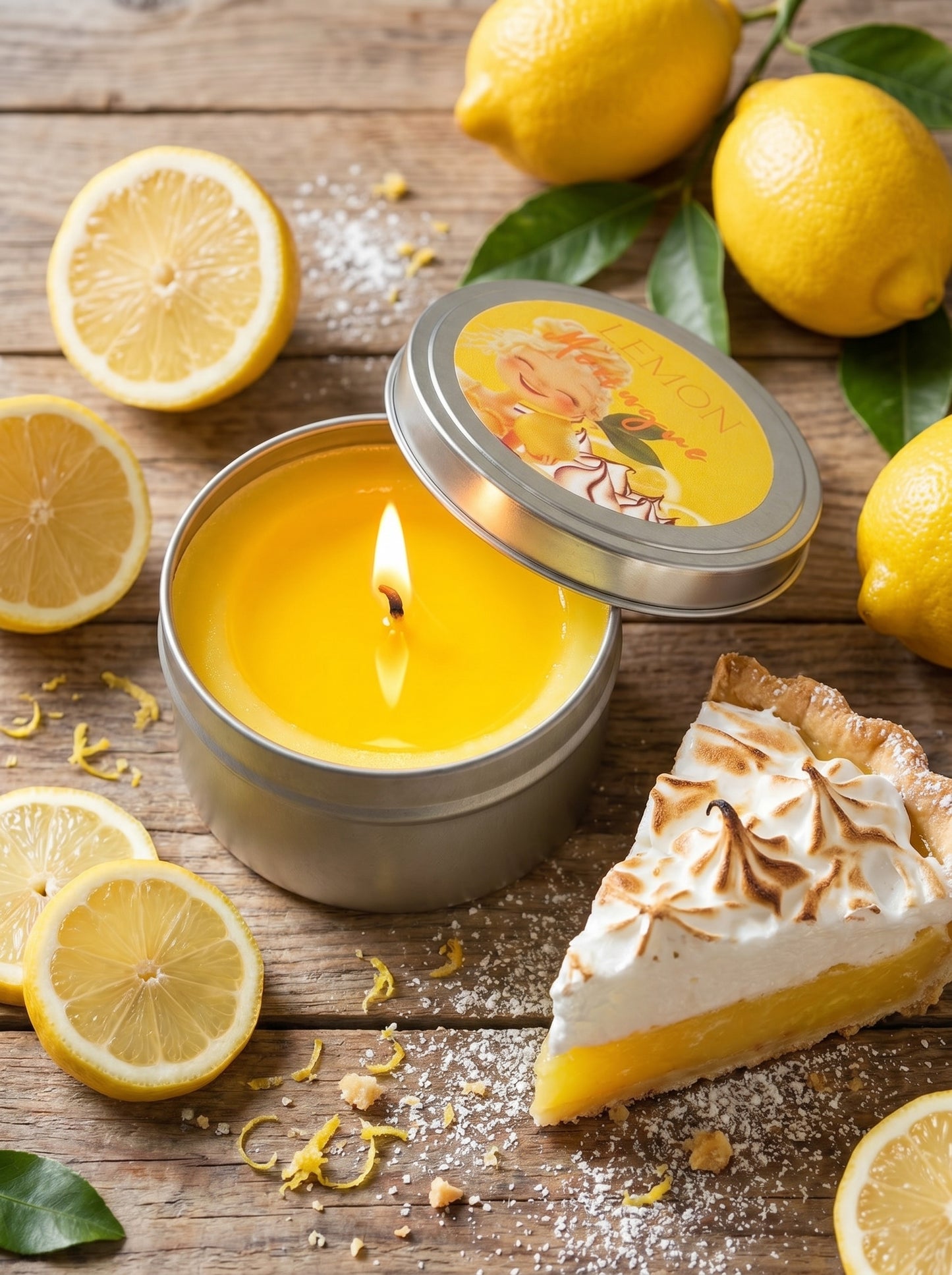 Lemon Meringue Soy Wax candle