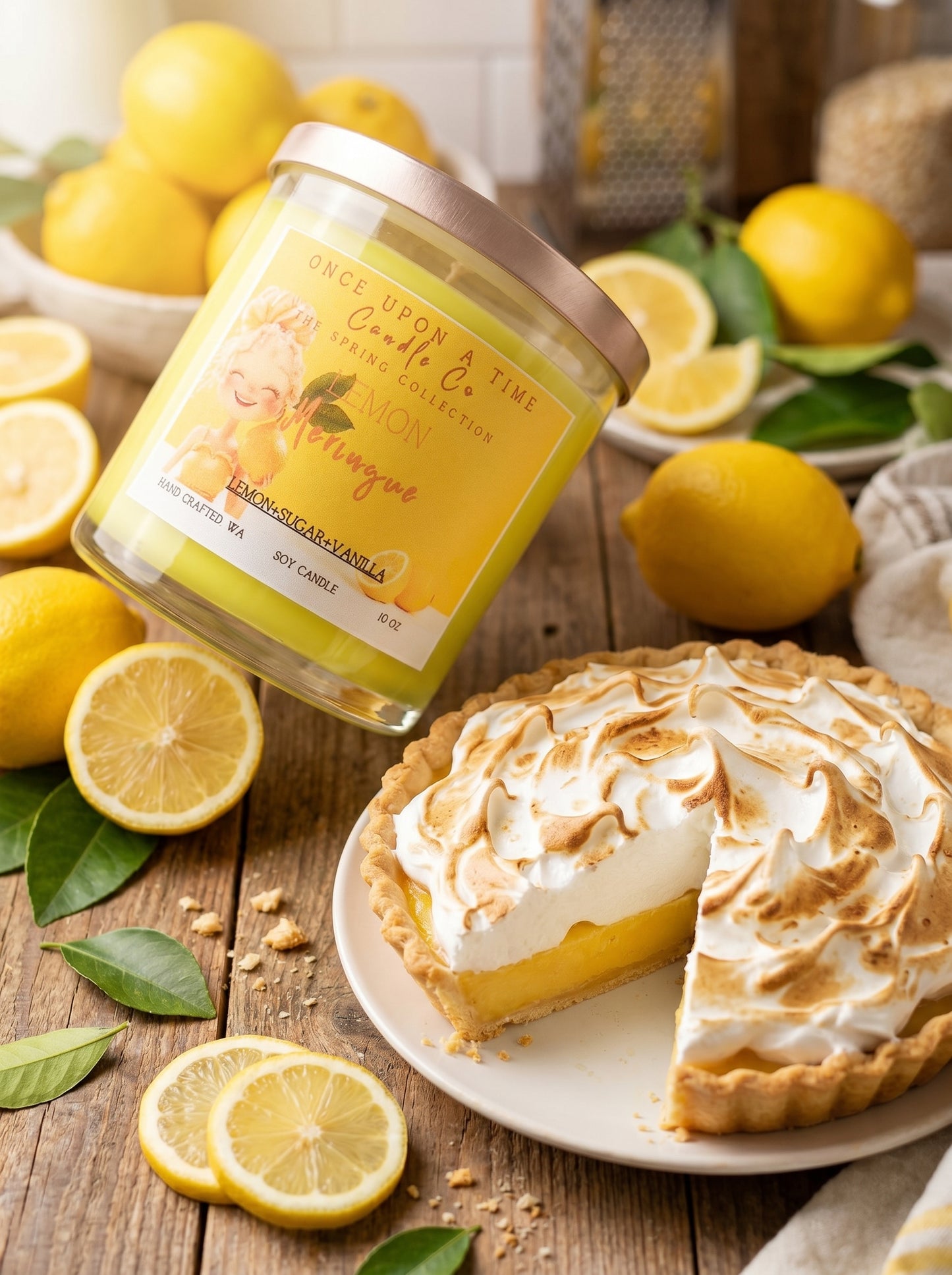 Lemon Meringue Soy Wax candle