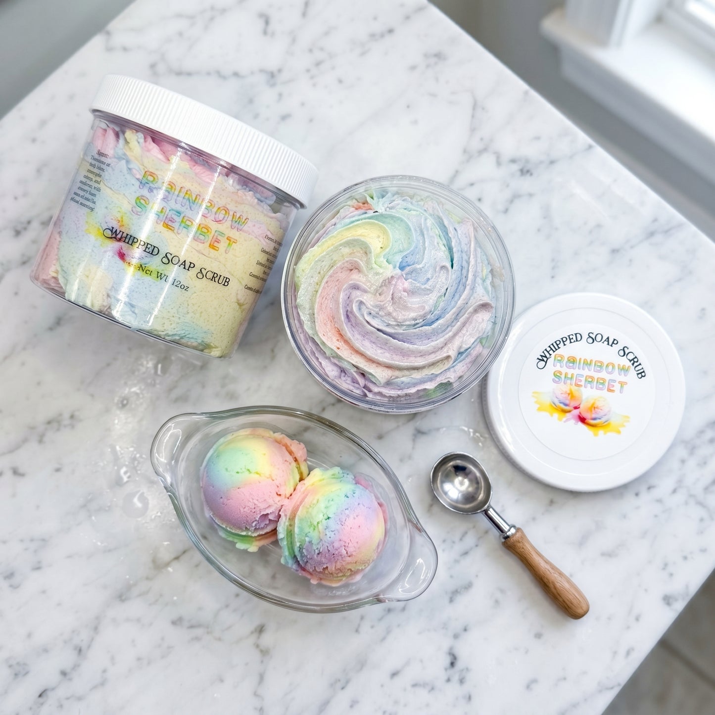 Whipped Sugar Scrubs-Choose your scent!