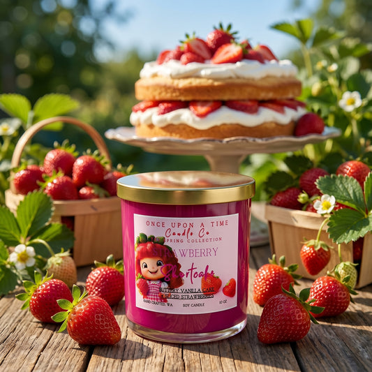 Strawberry Shortcake Soy Wax Candle