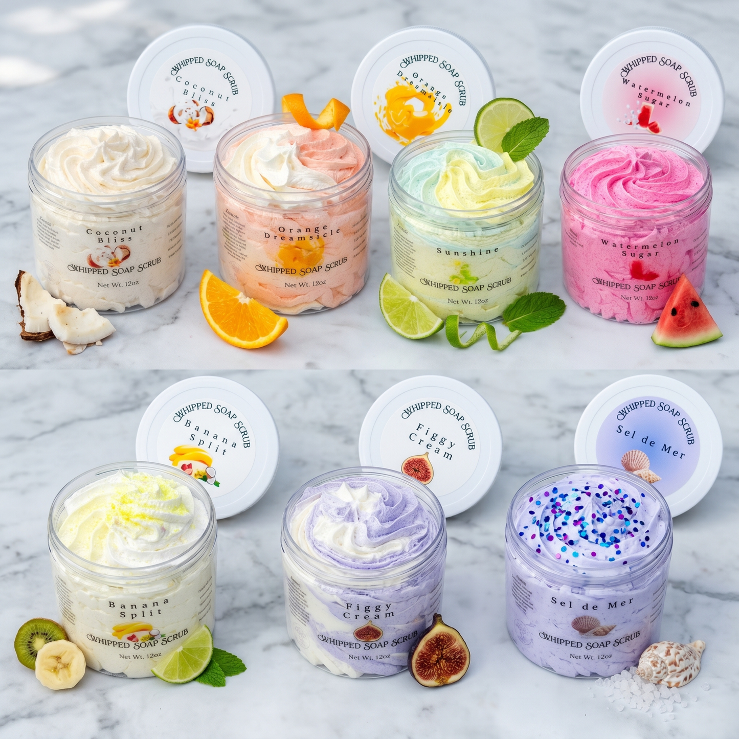 Whipped Sugar Scrubs-Choose your scent!