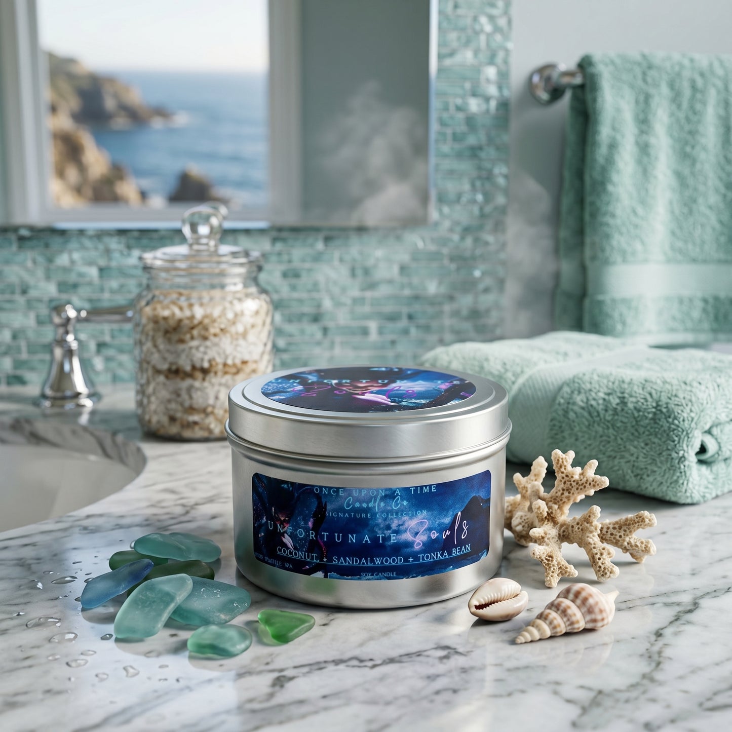 Unfortunate Souls, Soy Wax Candle-Cardamom, Coconut, & Sandalwood