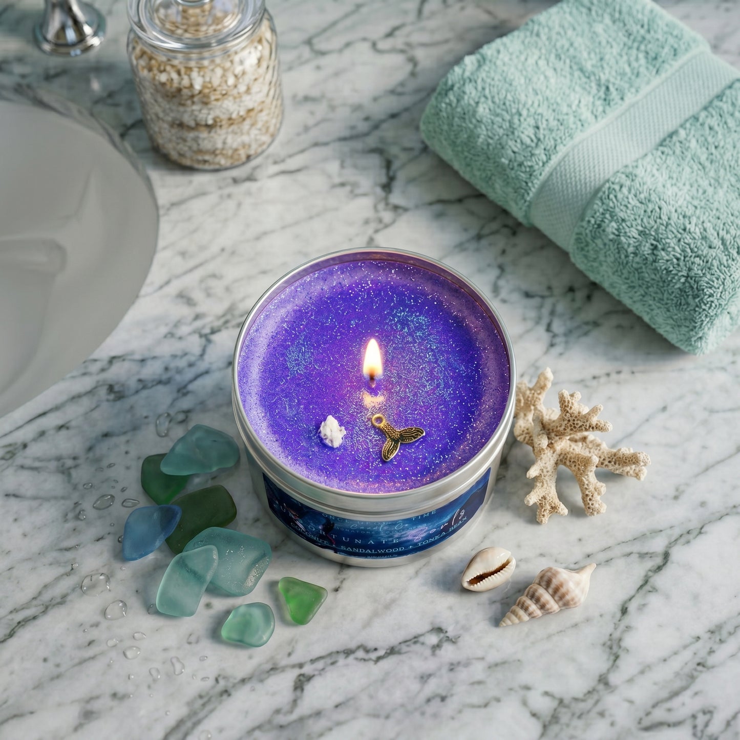 Unfortunate Souls, Soy Wax Candle-Cardamom, Coconut, & Sandalwood