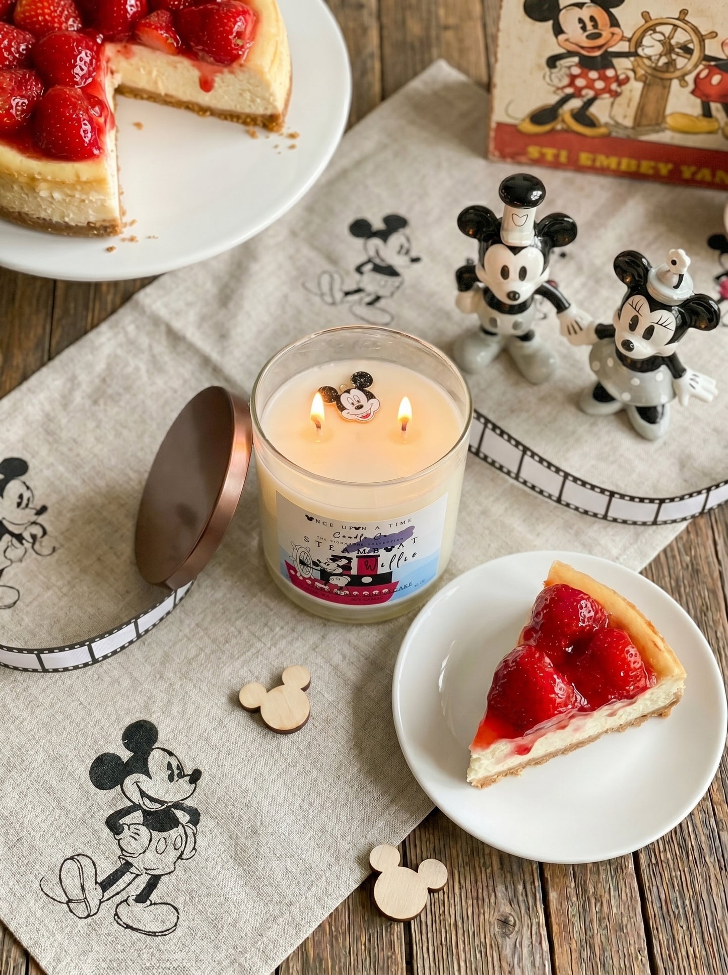 Mickey Mouse Classic Steamboat Willie—Strawberry Cheesecake