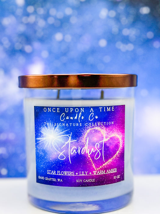 Stardust Soy Wax Candle-Champagne & Starflowers