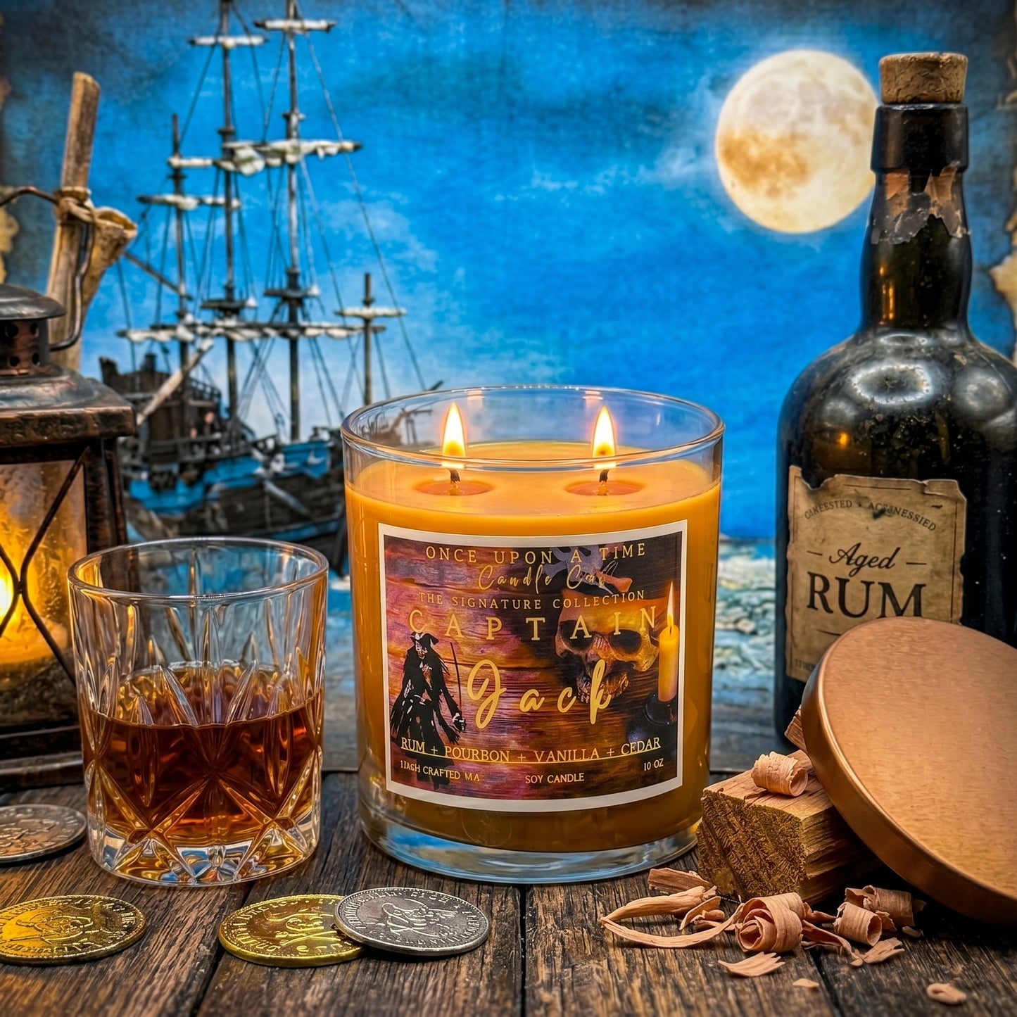 Captain Jack, Pirate, Soy Wax Candle