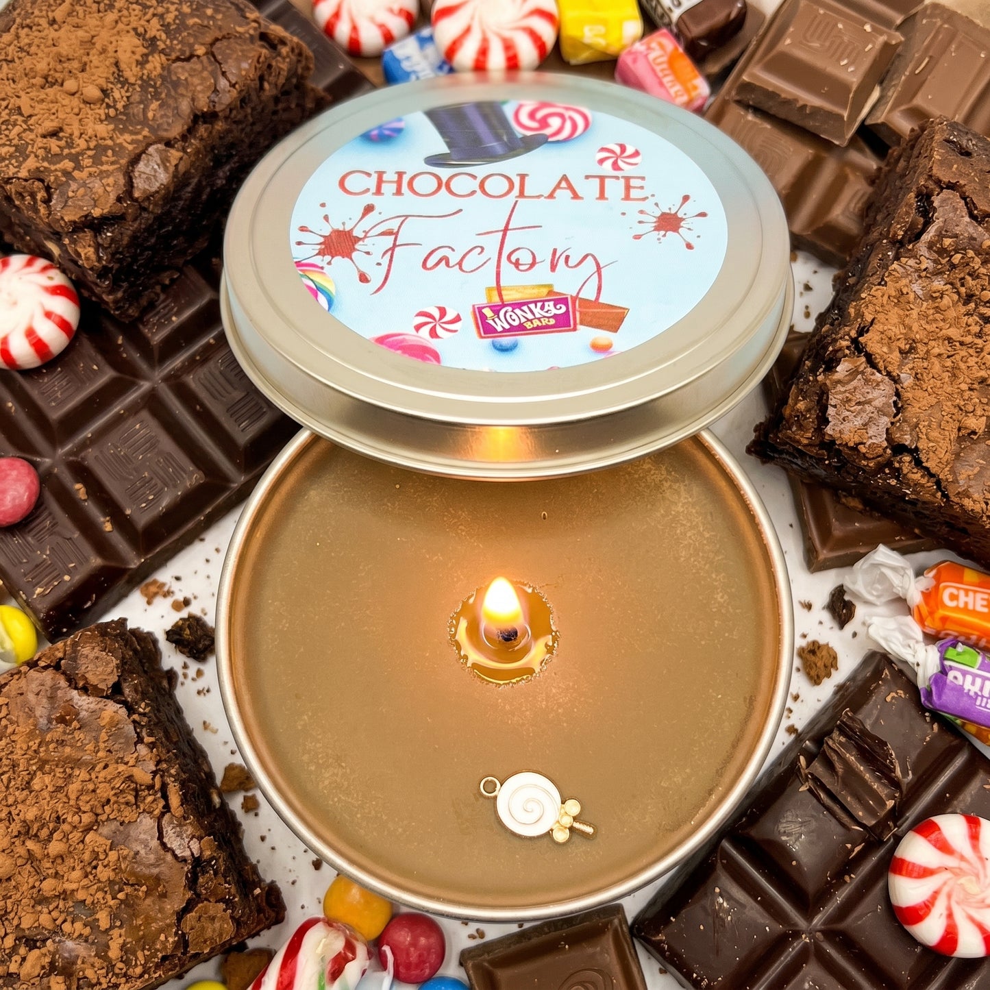 Chocolate Factory Soy Wax Candle-Chocolate Fudge Brownie