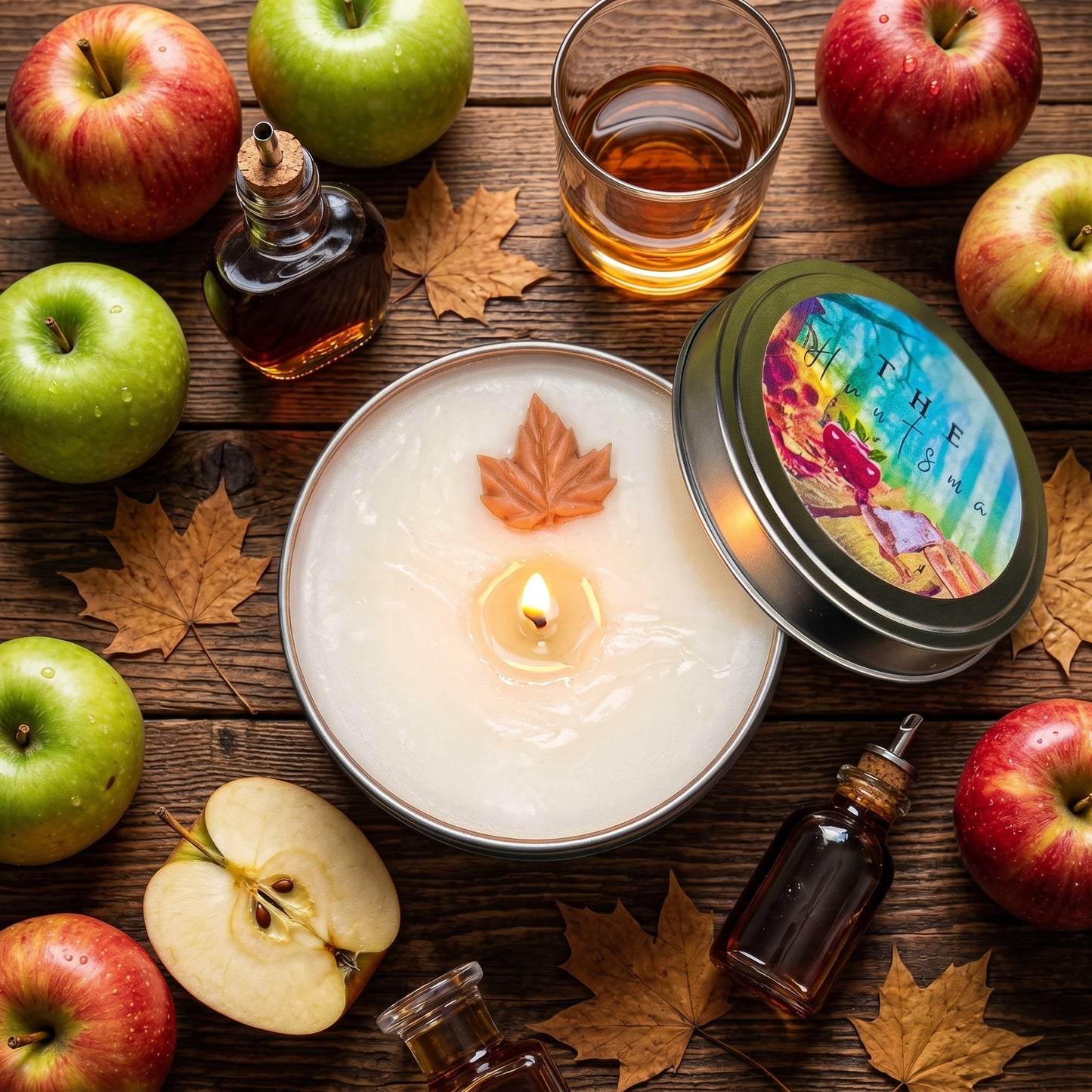 The Huntsman Soy Wax Candle-Apples, bourbon and maple