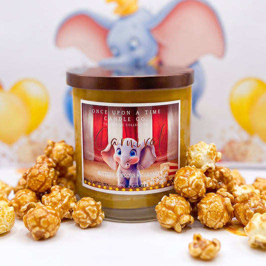 Carnival-Caramel Popcorn Soy Wax Candle