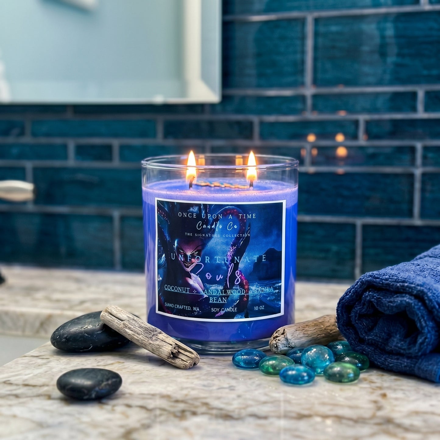 Unfortunate Souls, Soy Wax Candle-Cardamom, Coconut, & Sandalwood