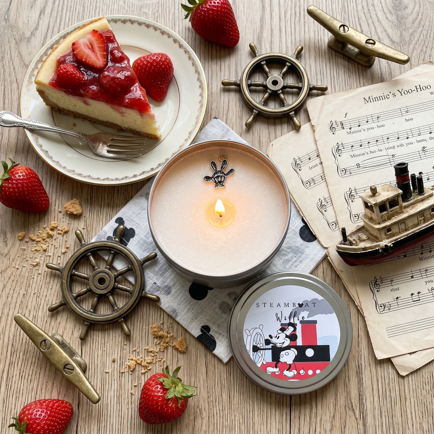 Mickey Mouse Classic Steamboat Willie—Strawberry Cheesecake