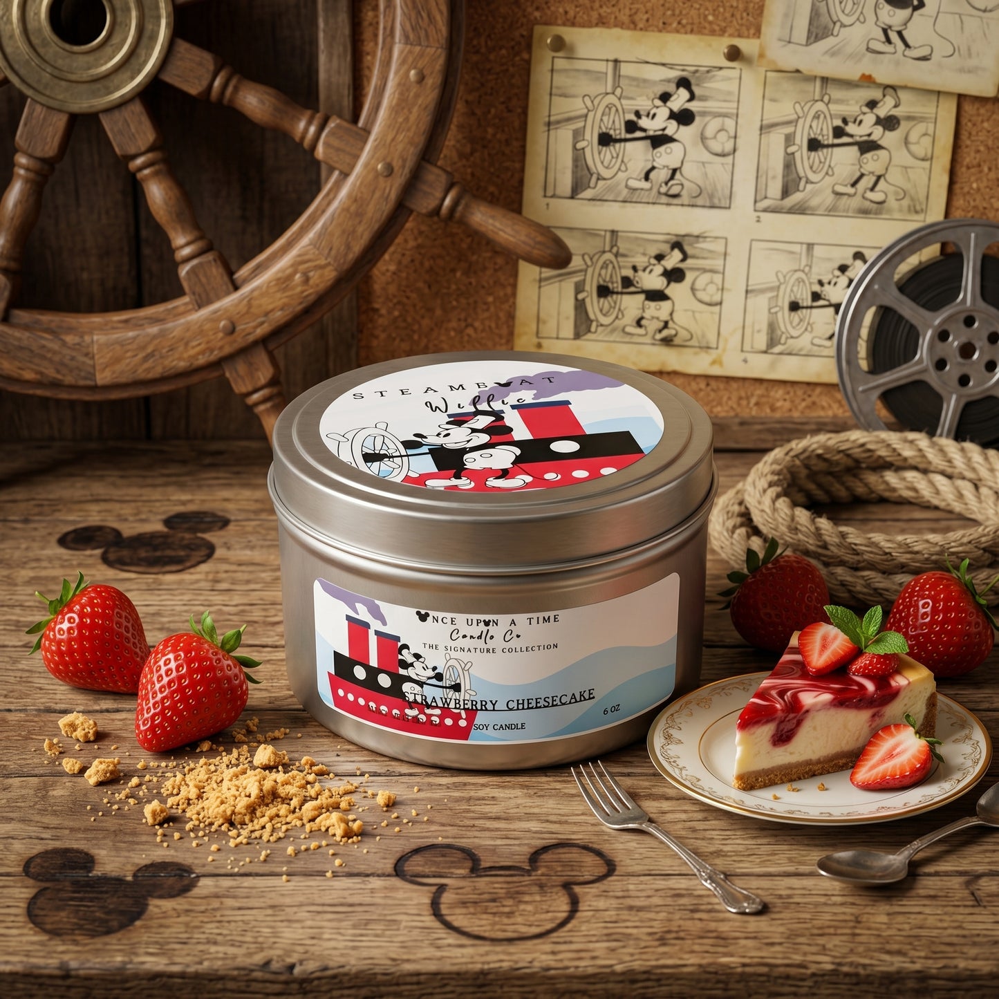 Mickey Mouse Classic Steamboat Willie—Strawberry Cheesecake