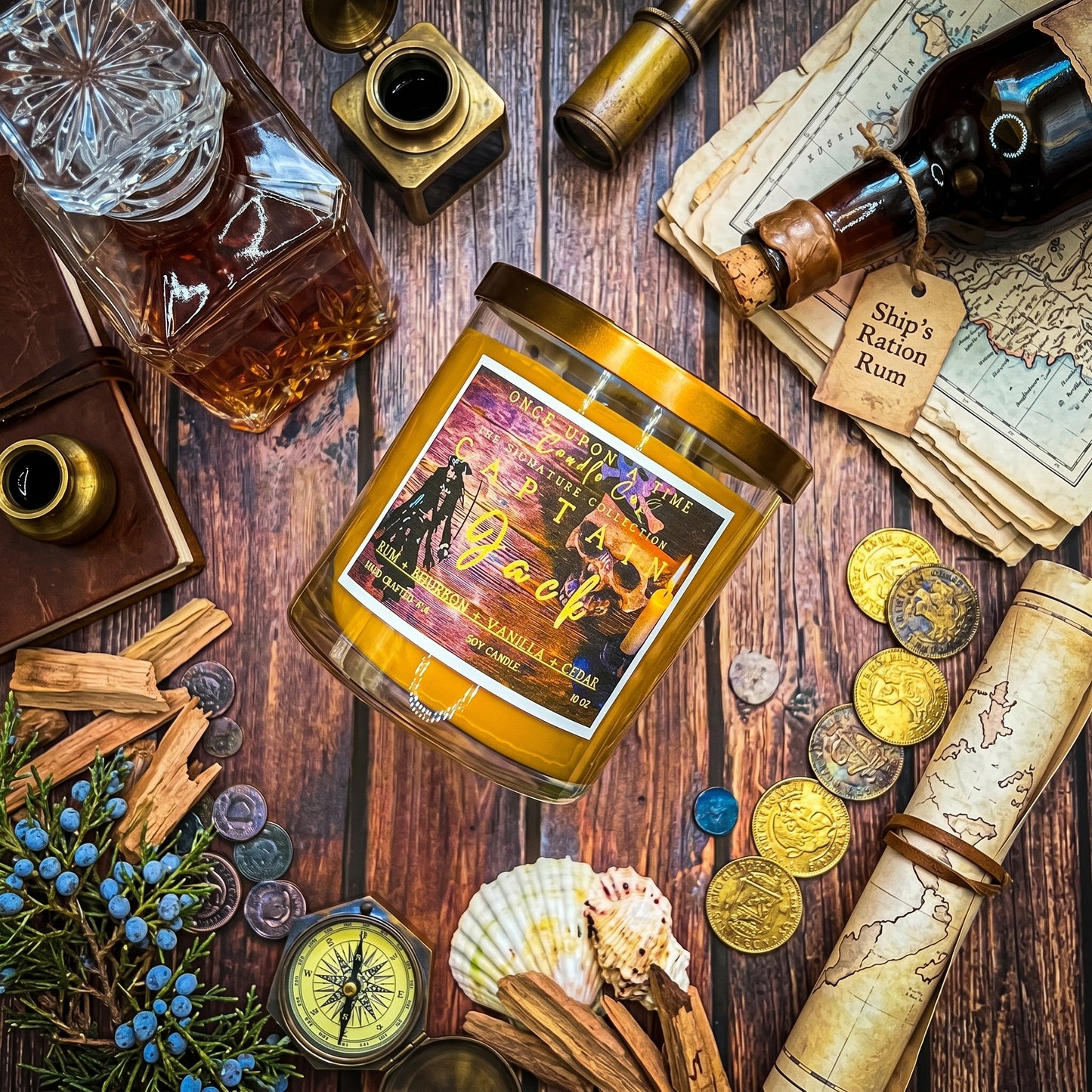 Captain Jack, Pirate, Soy Wax Candle