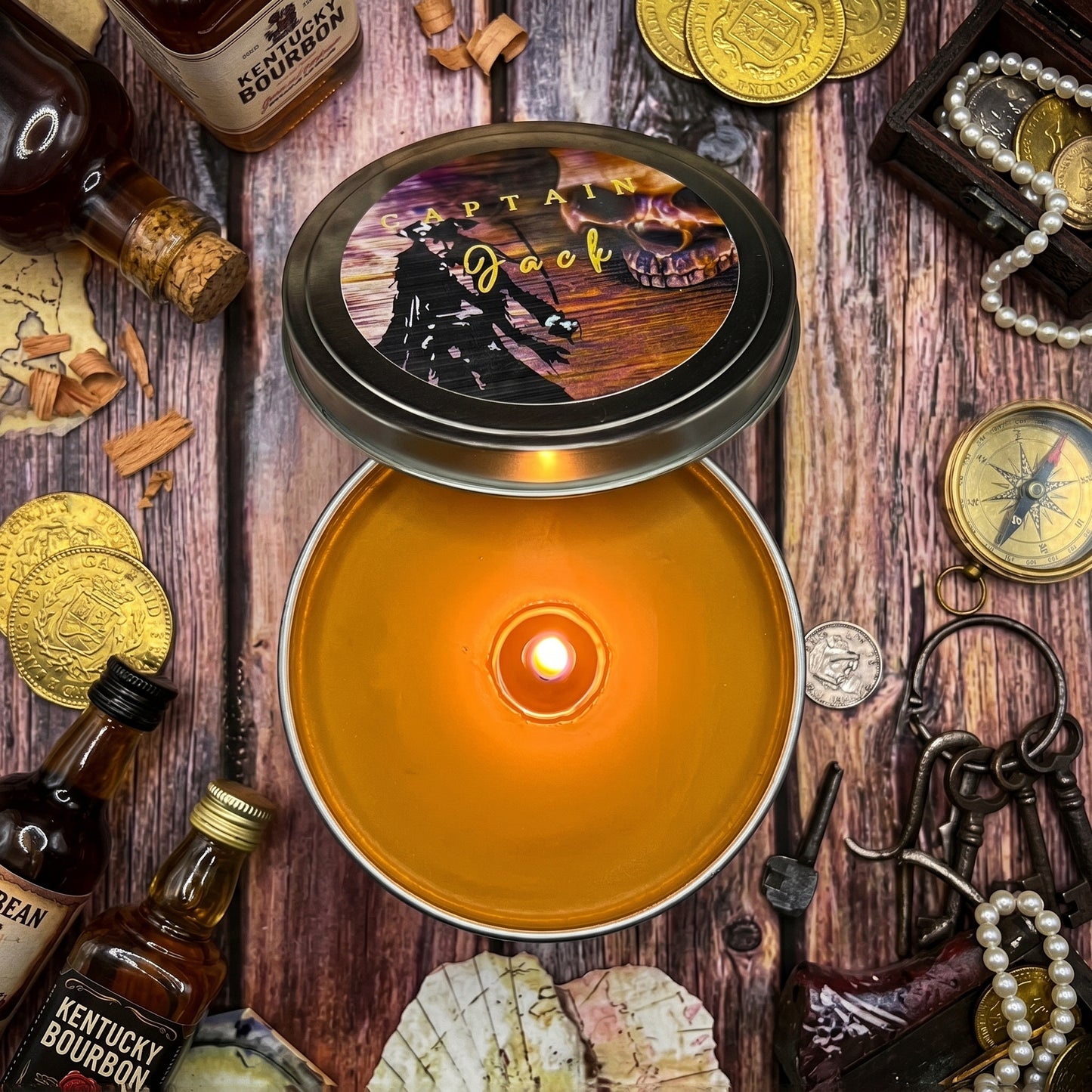 Captain Jack, Pirate, Soy Wax Candle