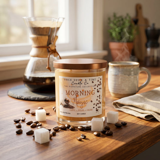 Morning Magic Soy Wax Candle-Fresh Coffee