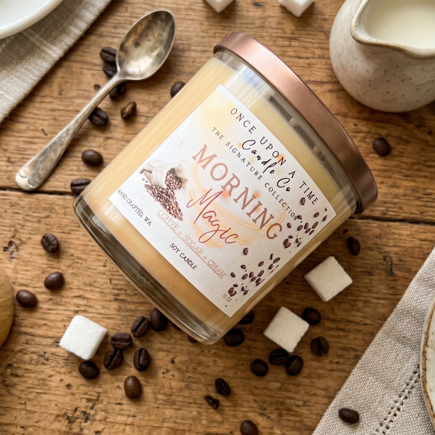 Morning Magic Soy Wax Candle-Fresh Coffee
