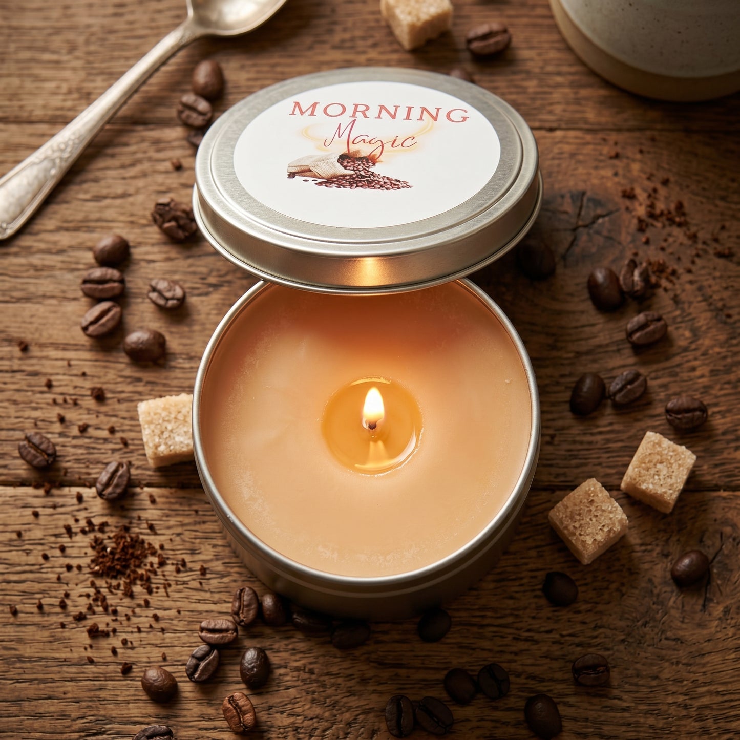 Morning Magic Soy Wax Candle-Fresh Coffee
