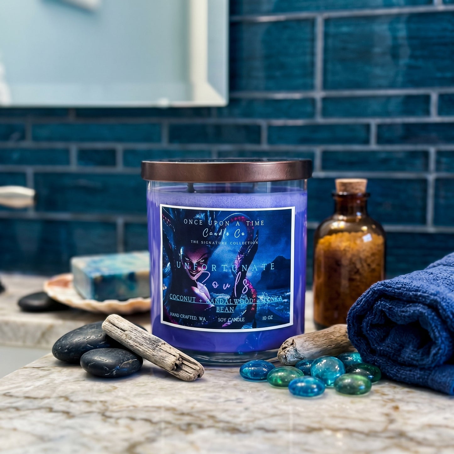 Unfortunate Souls, Soy Wax Candle-Cardamom, Coconut, & Sandalwood