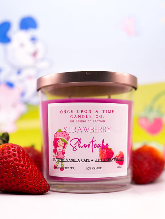Strawberry Shortcake Soy Wax Candle