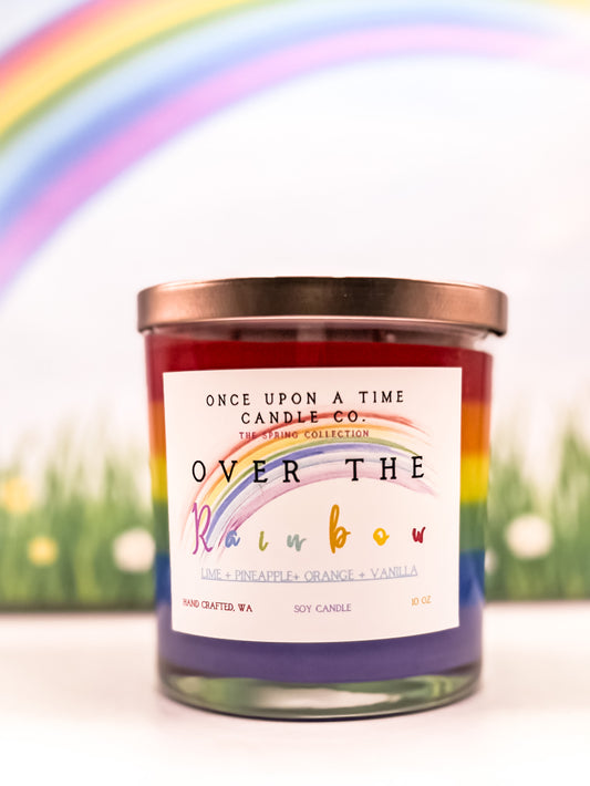Over the Rainbow, Wizard of Oz Soy Wax Candle-Rainbow Sherbet