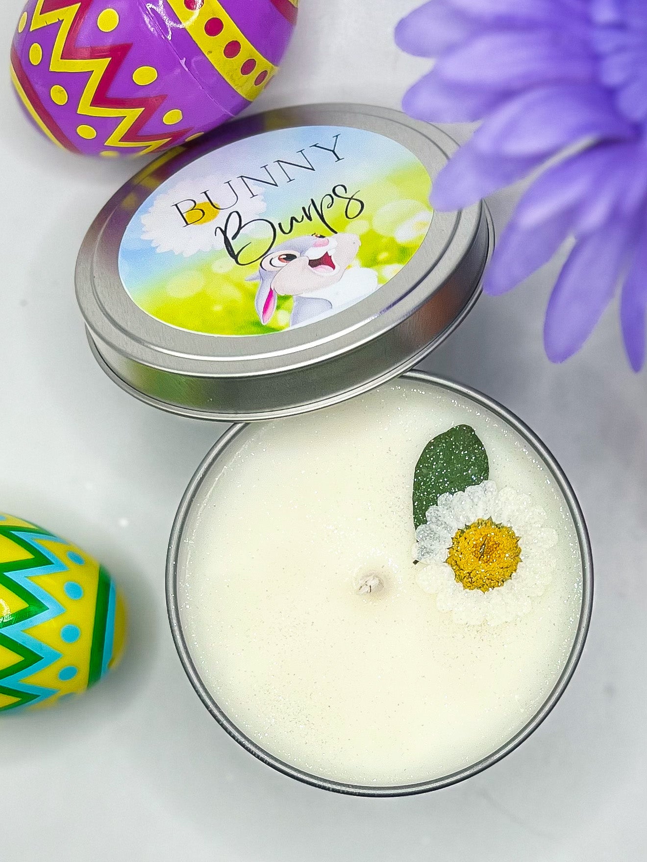 Bunny Burps-Lemon & Rosemary Soy Wax candle