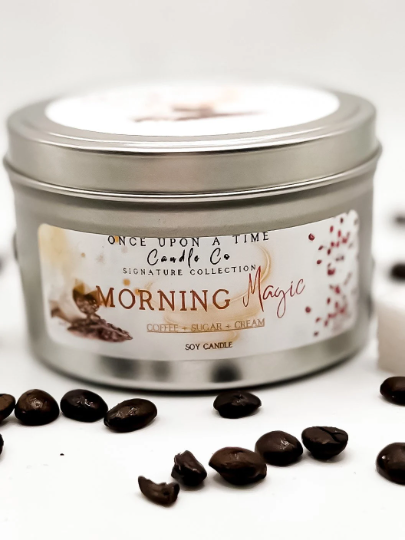 Morning Magic Soy Wax Candle-Fresh Coffee