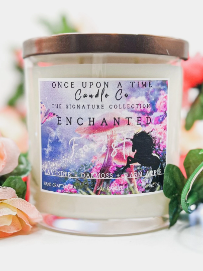 Enchanted Forest Soy Wax candle-Lavender & Oakmoss