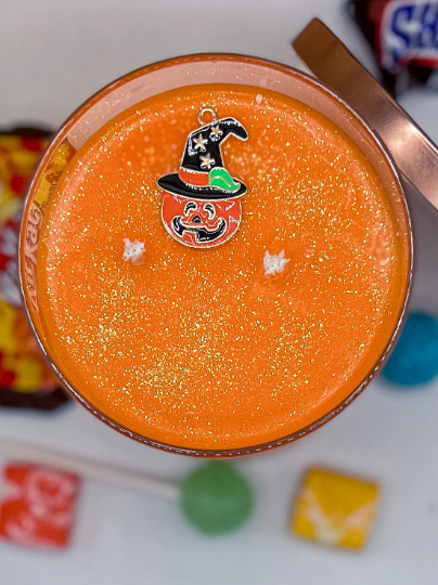 Trick or Treat Soy Wax Candle-Pumpkin, persimmon, and oranges