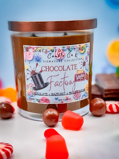 Chocolate Factory Soy Wax Candle-Chocolate Fudge Brownie
