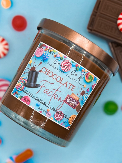 Chocolate Factory Soy Wax Candle-Chocolate Fudge Brownie