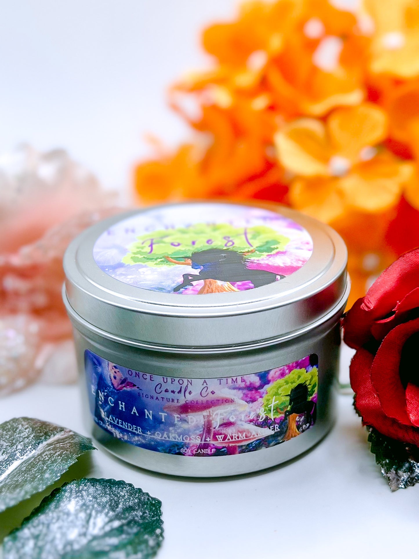 Enchanted Forest Soy Wax candle-Lavender & Oakmoss